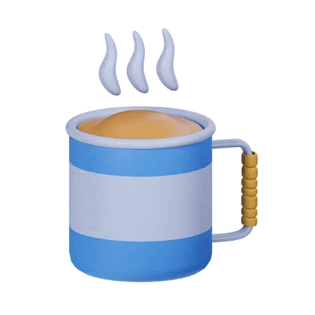 Chocolate quente  3D Icon