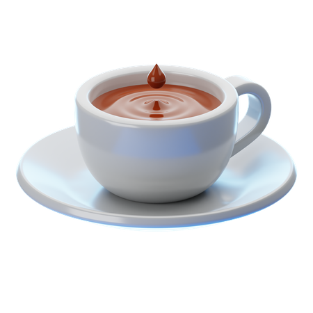 Chocolate quente  3D Icon