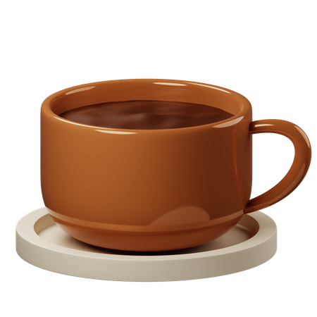 Chocolate quente  3D Icon