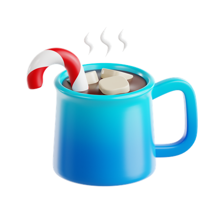 Chocolate quente  3D Icon