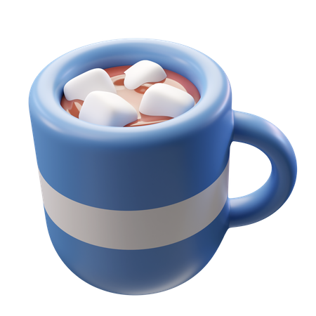 Chocolate quente  3D Icon