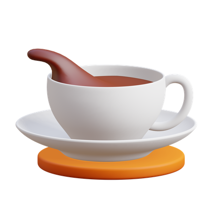 Chocolate quente  3D Illustration