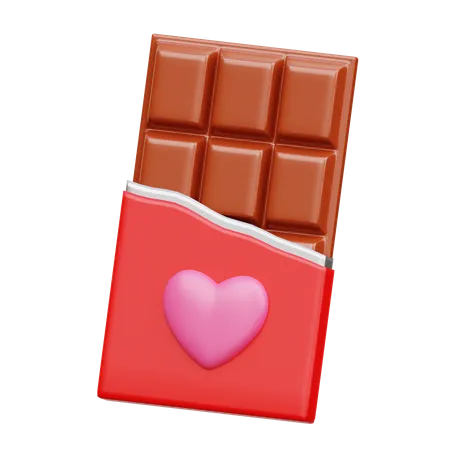 Chocolate de san valentin  3D Icon