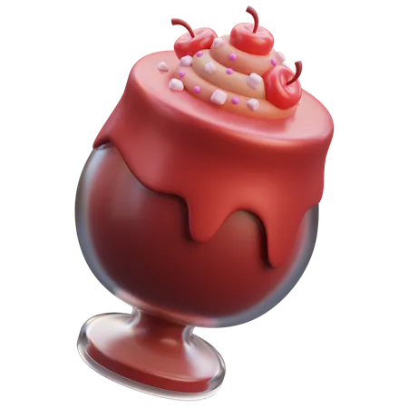 Chocolate Shake  3D Icon