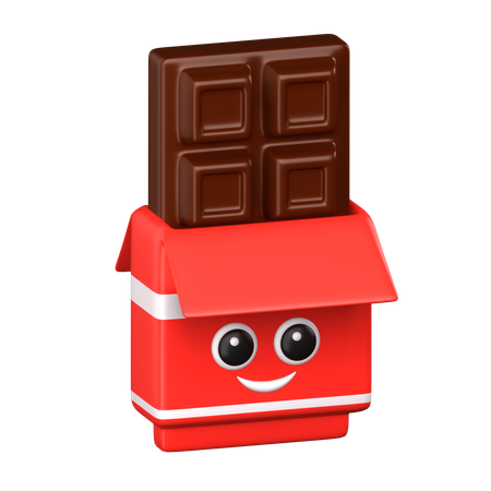 Chocolate Smile  3D Icon