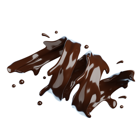 チョコレートスプラッシュ  3D Icon