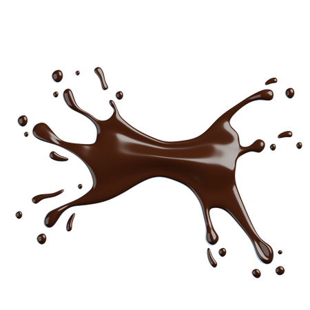초콜릿 스플래시  3D Icon