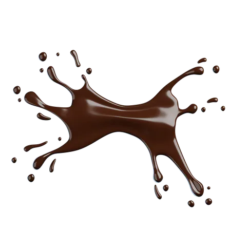 초콜릿 스플래시  3D Icon