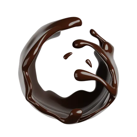 Chorrito de chocolate  3D Icon