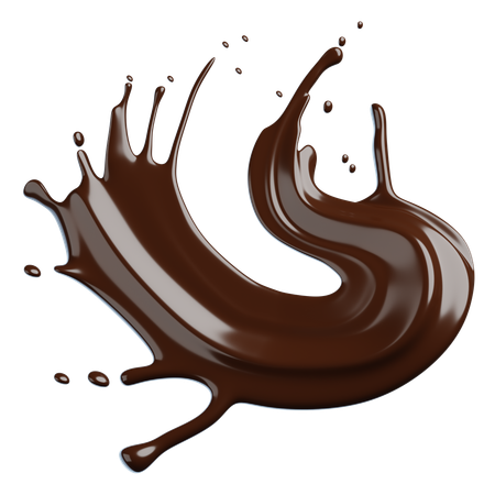 チョコレートスプラッシュ  3D Icon