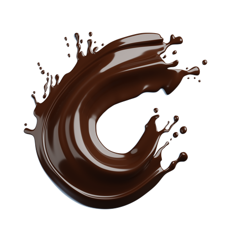 Chocolate Splash  3D Icon