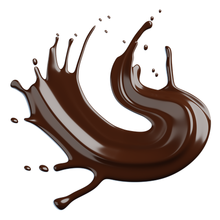 Chocolate Splash  3D Icon