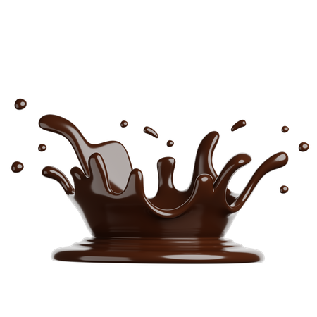 Chocolate Splash  3D Icon