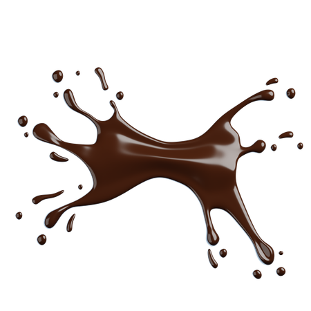 Chocolate Splash  3D Icon