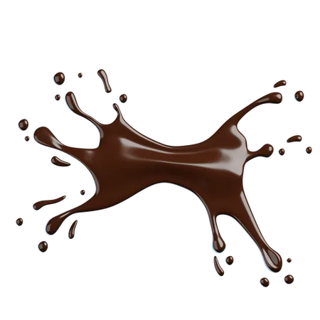 Chocolate Splash  3D Icon