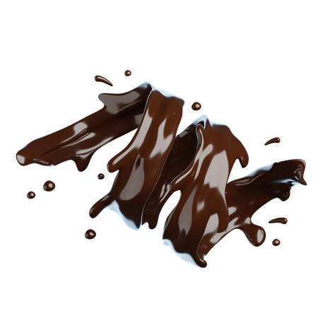 Chocolate Splash  3D Icon