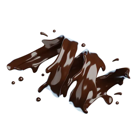 Chocolate Splash  3D Icon