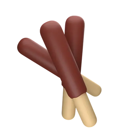 Chocolate Stick  3D Icon