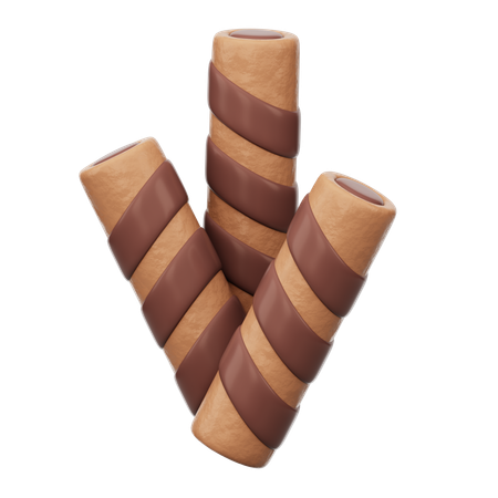 Chocolate Stick  3D Icon