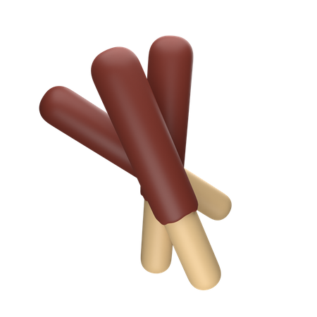 Chocolate Stick 3D Icon