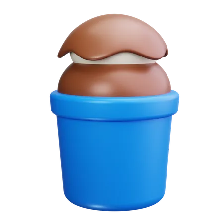 Chocolate Topping  3D Icon