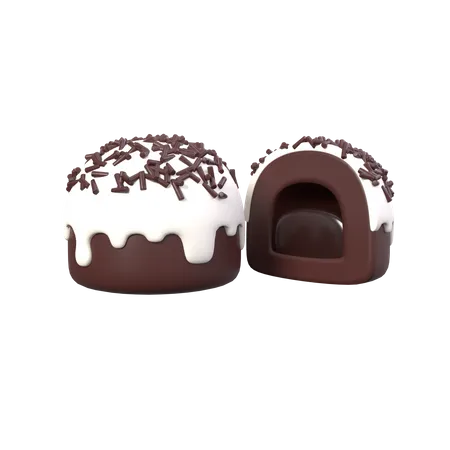 Chocolate Truffles  3D Icon