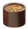 Chocolate Tube With Caramel