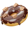 Chocolate Wafer Donut