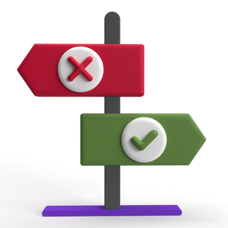 Choice  3D Icon