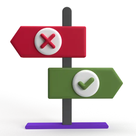 Choice  3D Icon