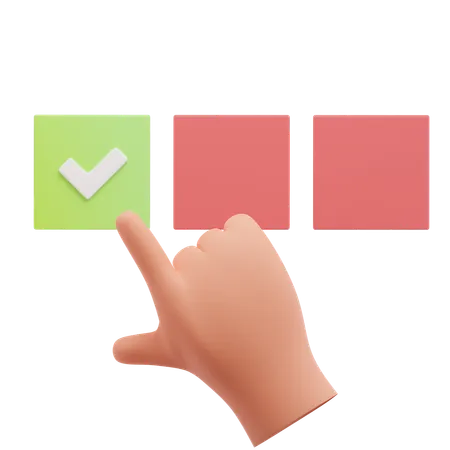 Choice  3D Icon