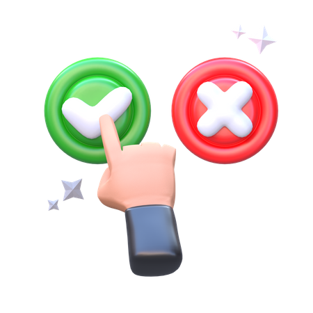 Choice  3D Icon