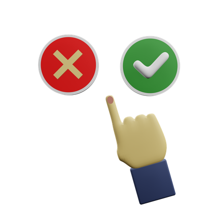 Choice  3D Icon