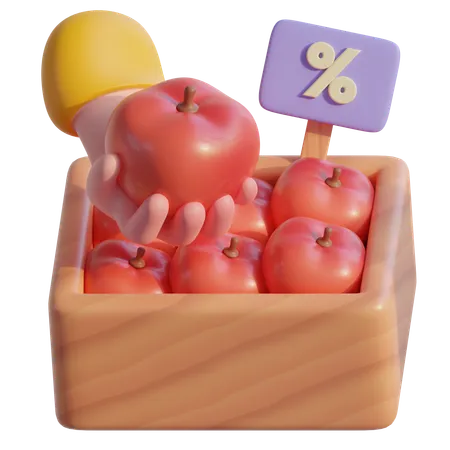 Choisir des fruits  3D Icon