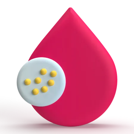 Cholestérol  3D Icon