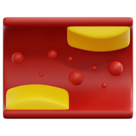 Cholesterol  3D Icon