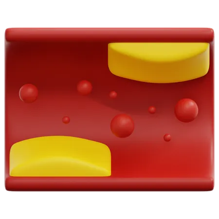Cholesterol  3D Icon