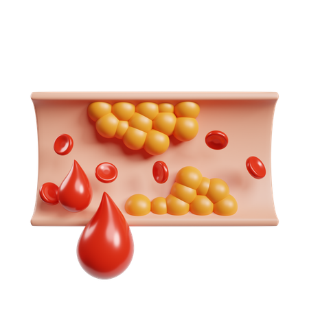Cholesterol Test  3D Icon