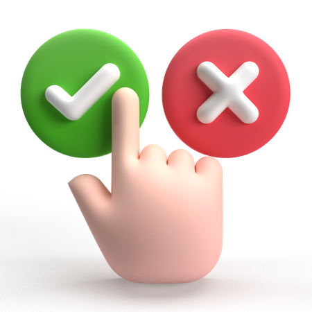선택하다  3D Icon