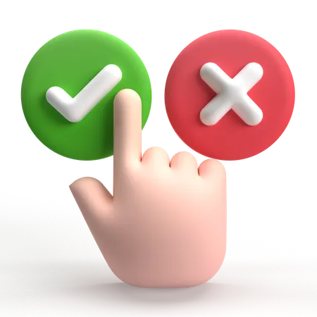 선택하다  3D Icon
