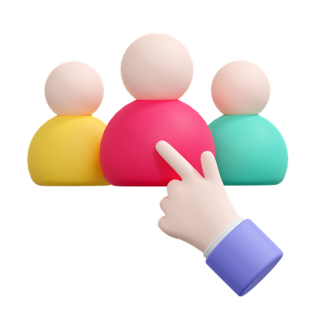 Choose Candidate  3D Icon