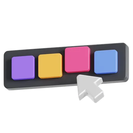 Choose color  3D Icon