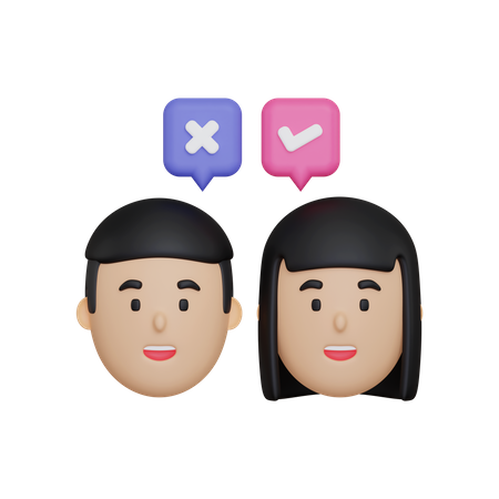 Choose Decision  3D Icon
