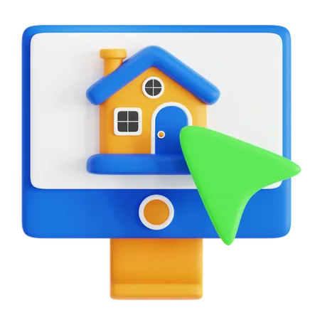 Choose Home  3D Icon