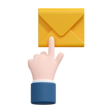 Choose Mail Message  3D Icon