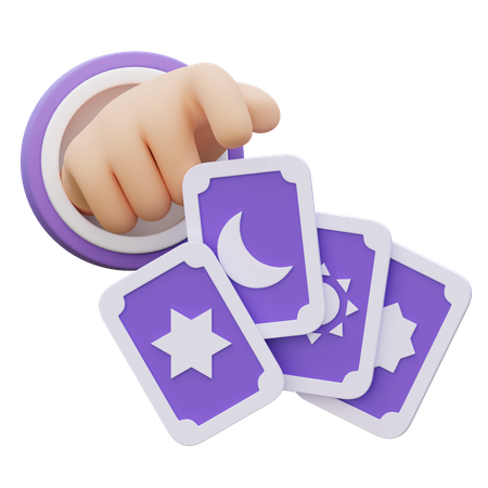 Choose Tarot Cards  3D Icon