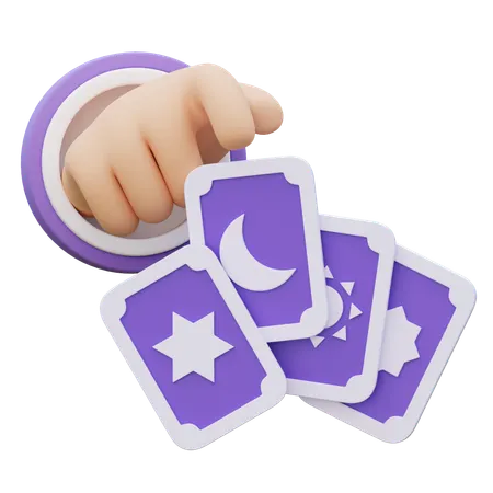 Choose Tarot Cards  3D Icon
