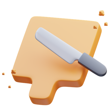 Chopping Board  3D Icon