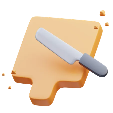 Chopping Board  3D Icon