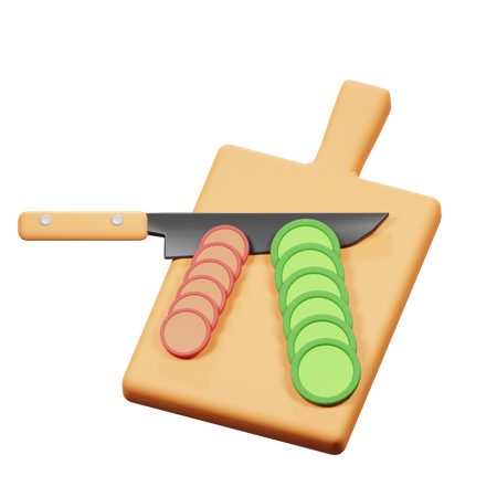 Chopping Board  3D Icon